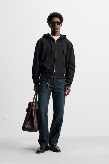 JEANS STRAIGHT ANKLE FIT - Azul de Zara