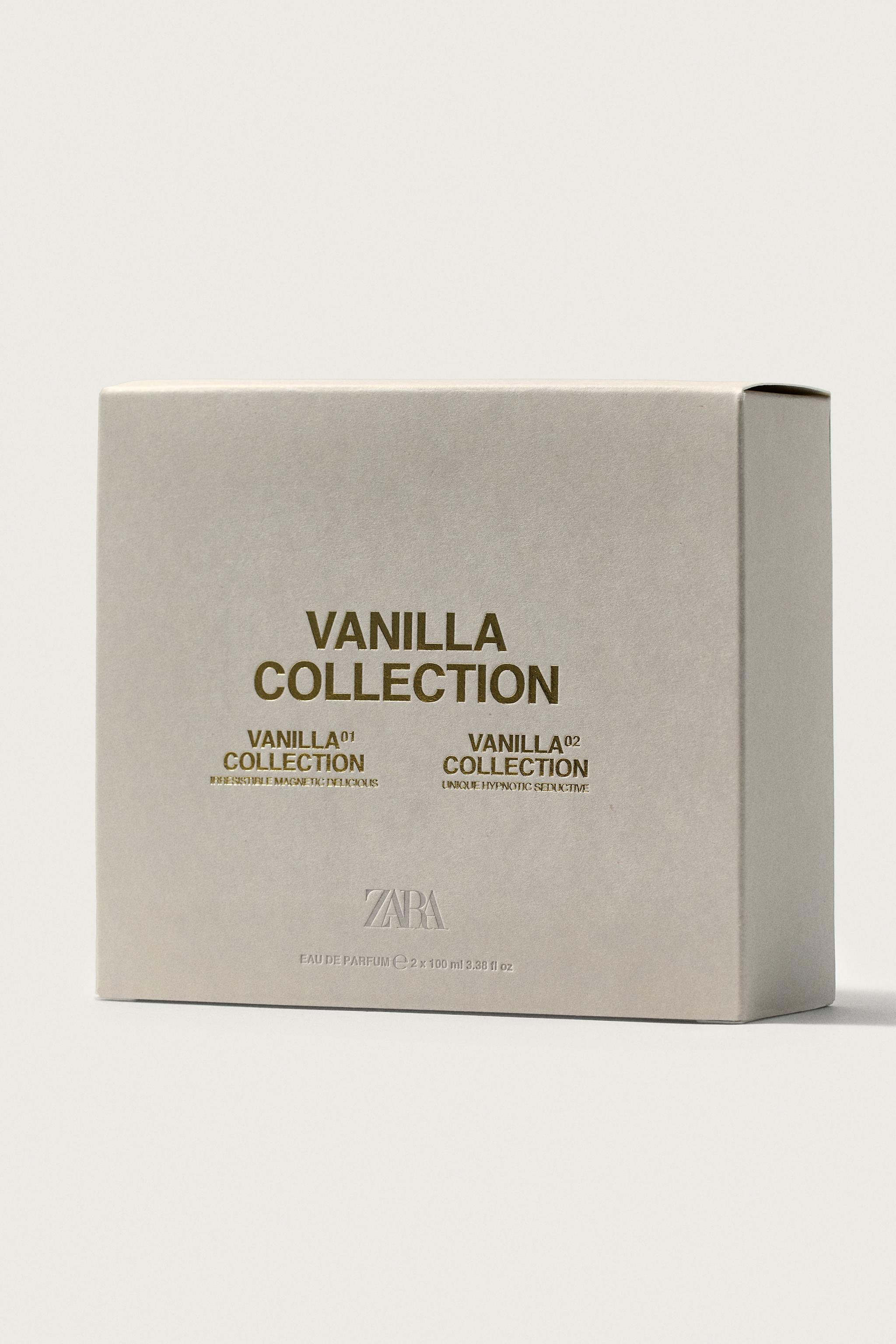 VANILLA COLLECTION 01 + 02 : IRRESISTIBLE/MAGNETIC/DELICIOUS + UNIQUE/HYPNOTIC/SEDUCTIVE EDP 2X100 ML