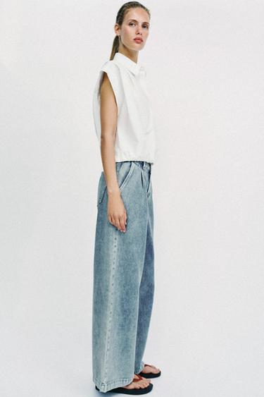 JEAN Z1975 LARGE À PINCES - Bleu clair de Zara - Image 4