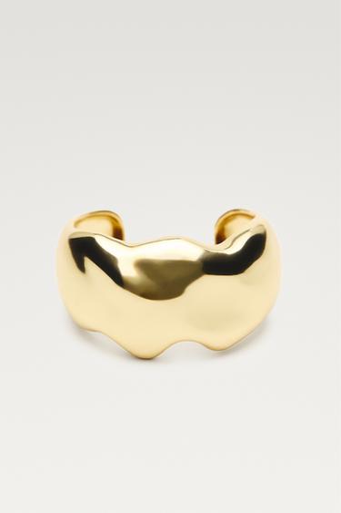 Cloud wide bracelet — Golden 1