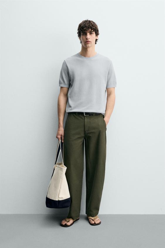 RELAXED FIT KNIT T-SHIRT from Zara - $49.90
