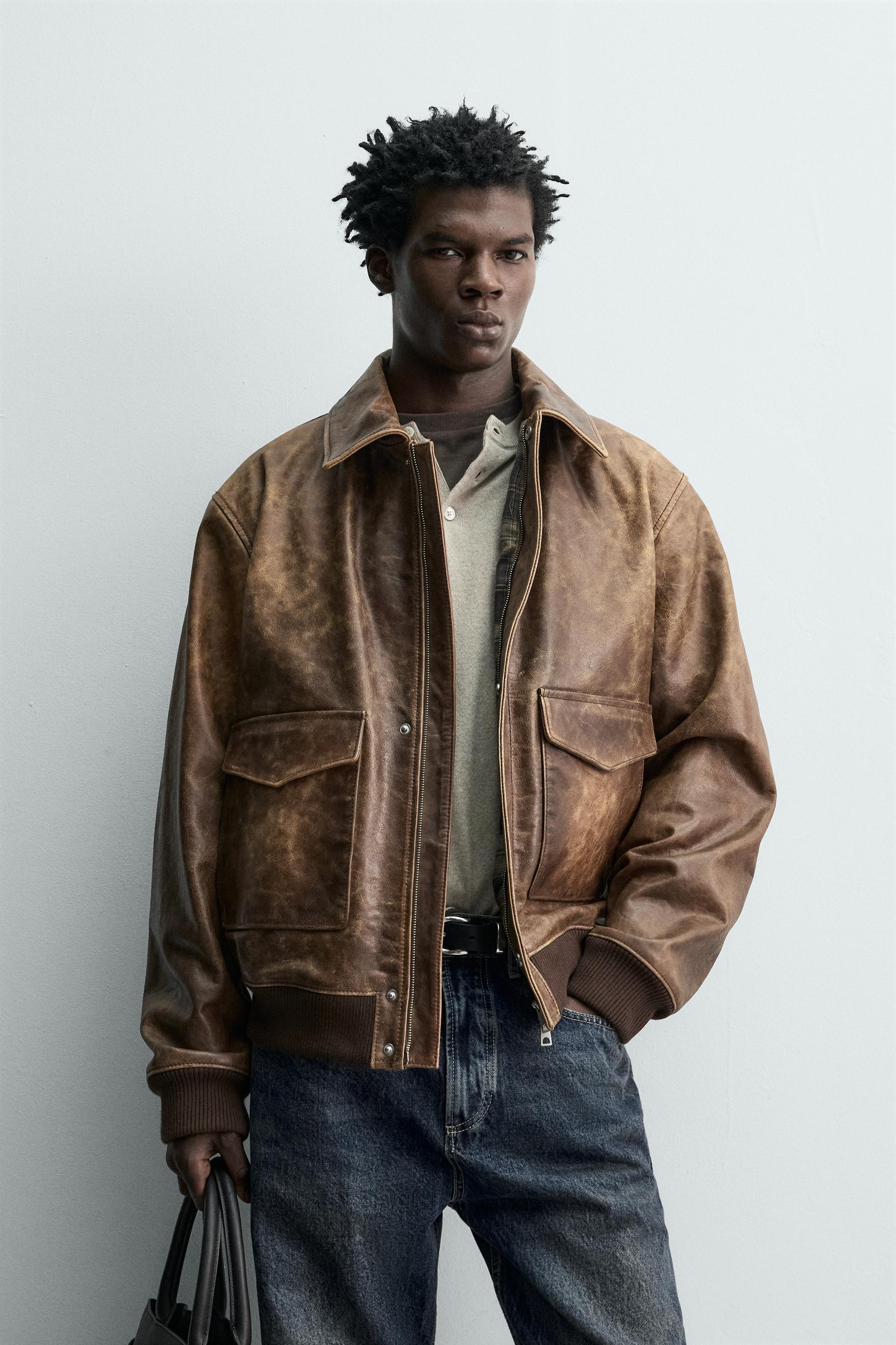 レザージャケット & コート | メンズ | ZARA 日本