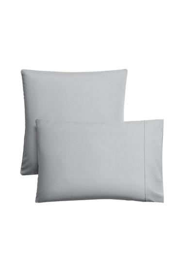 PERCALE PILLOWCASE (300 THREAD COUNT) - Blue by Zara