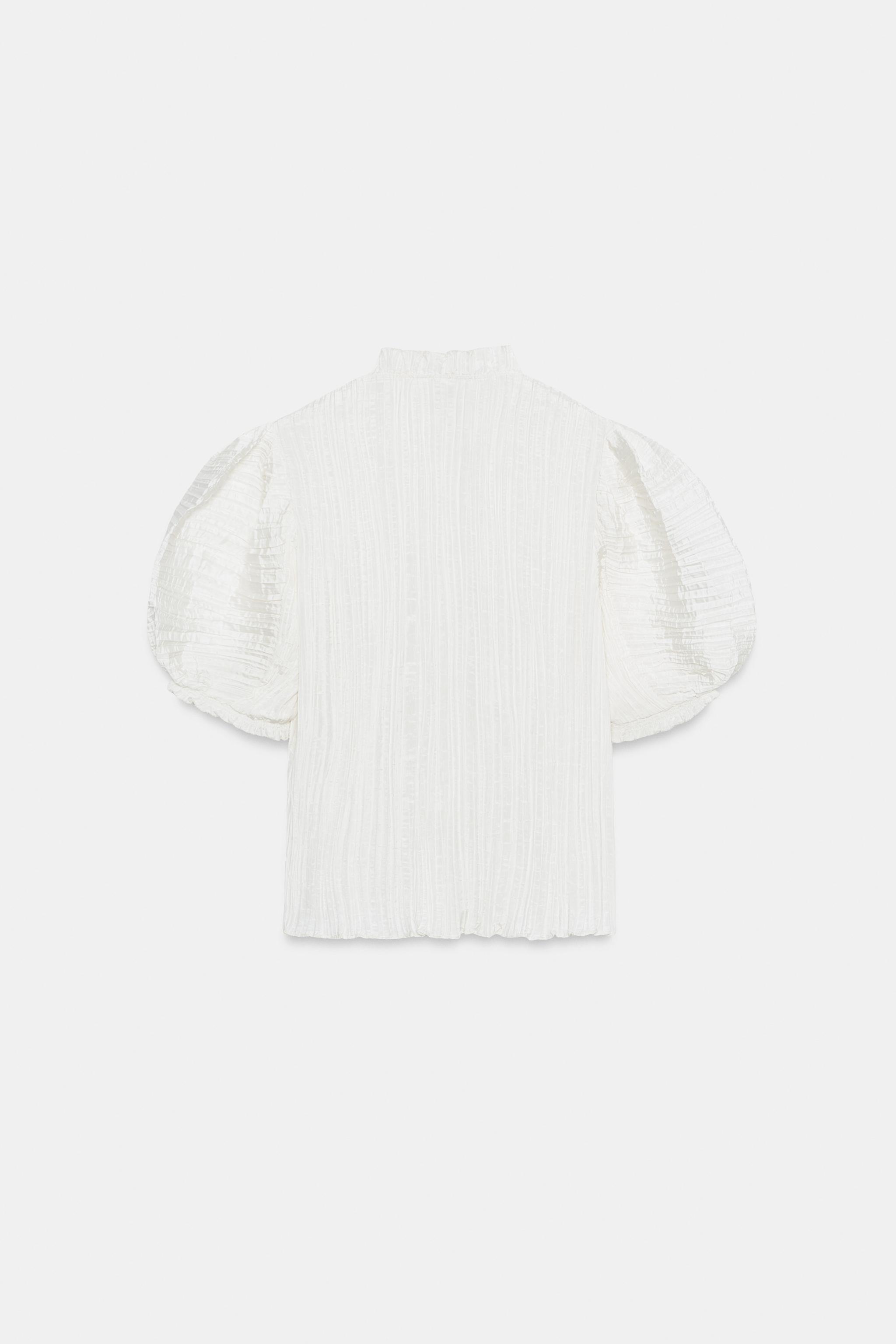 ZW COLLECTION PLEATED BLOUSE