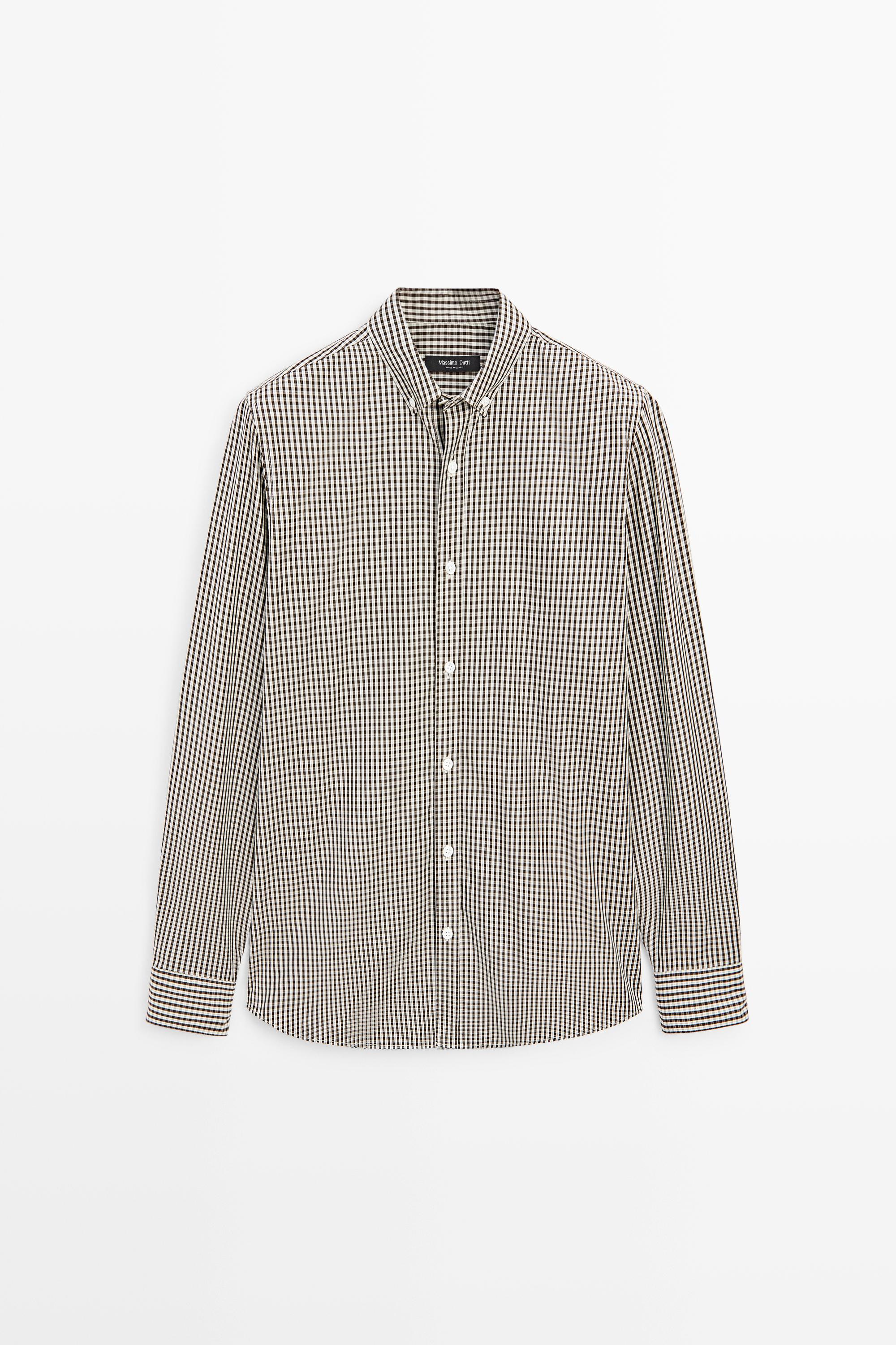 Regular fit check shirt