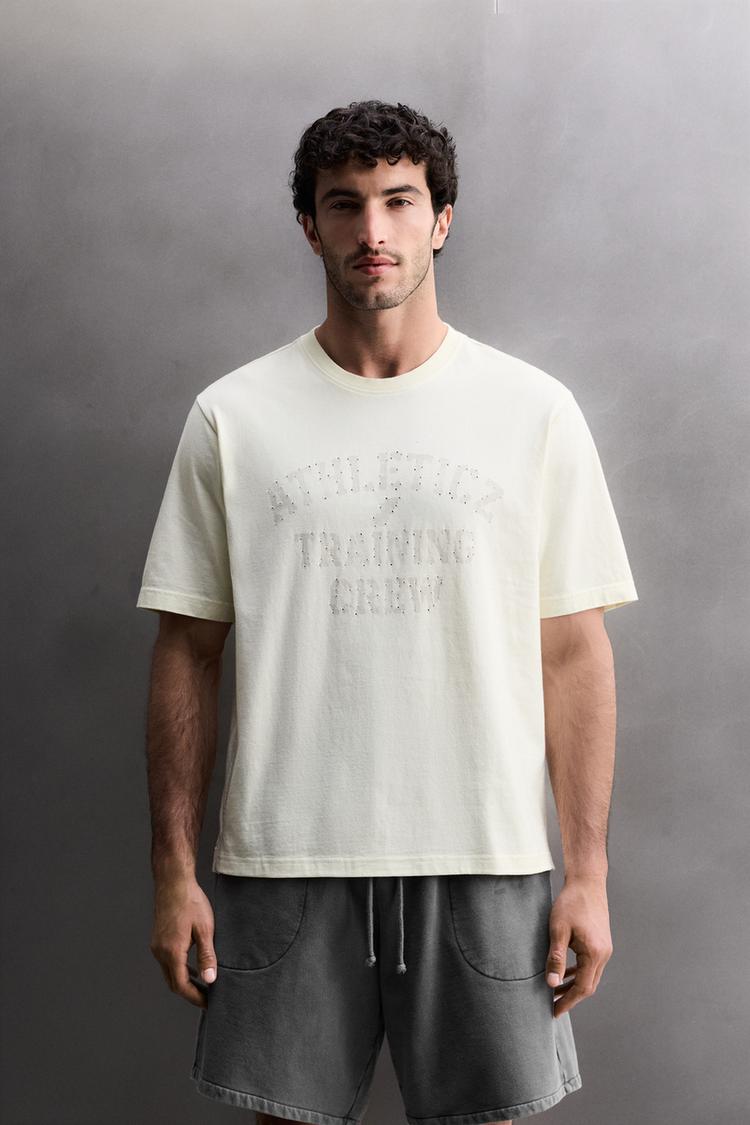 ZARA TRAINING COTTON T-SHIRT