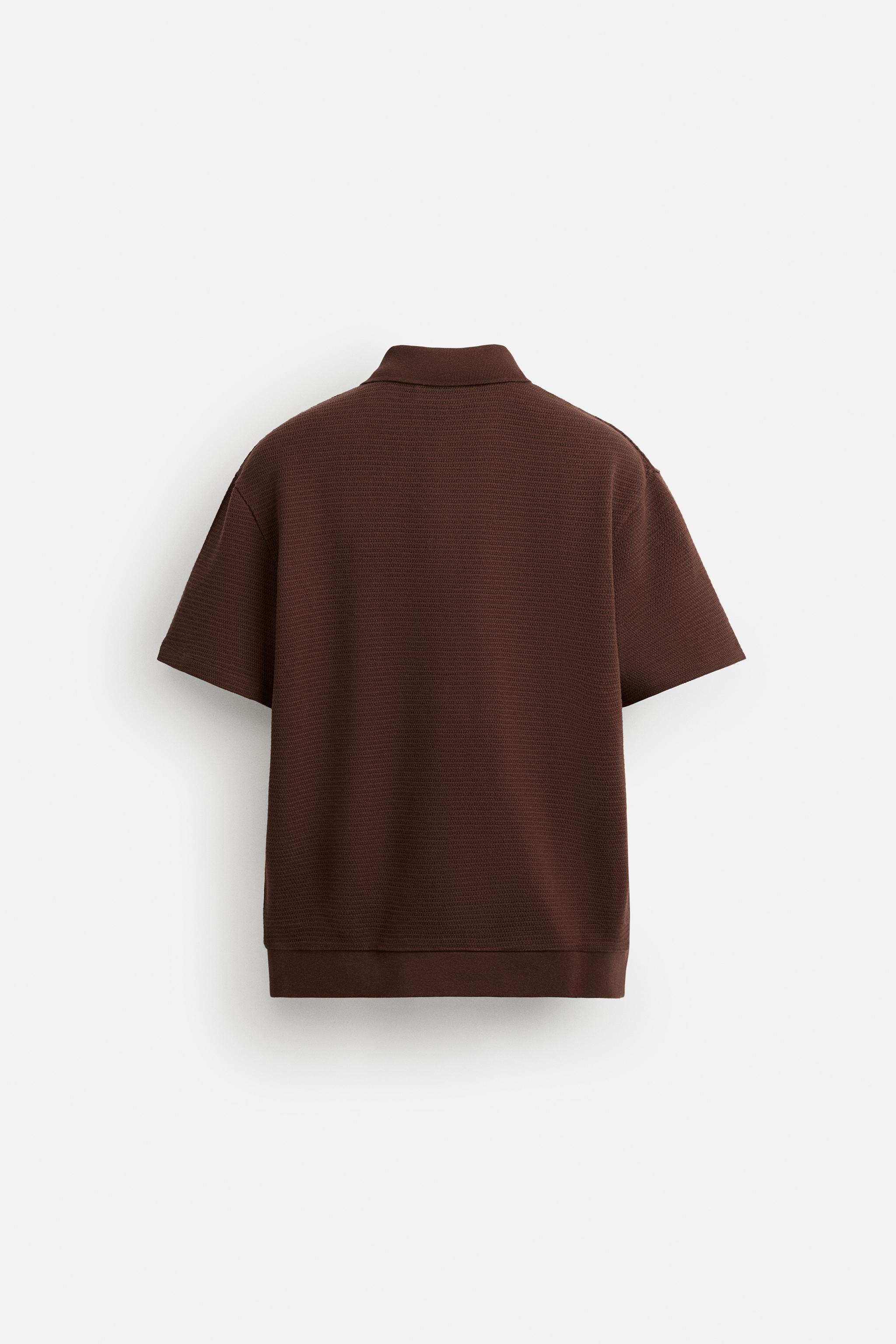 JACQUARD TEXTURED POLO SHIRT
