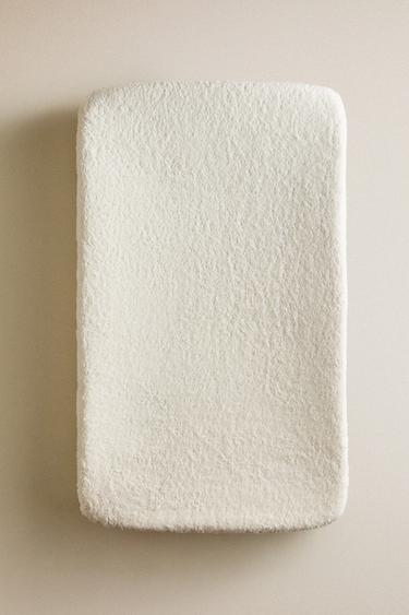 TERRY BABY CHANGING MAT COVER - Ecru by Zara