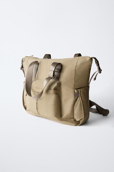 MATERNITY BACKPACK - Camel Brown by Zara - Image 1