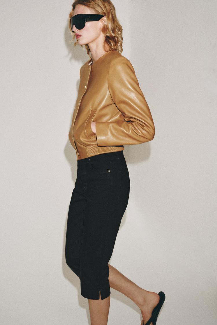 Chaqueta bomber 100% piel de la colección ZW 6