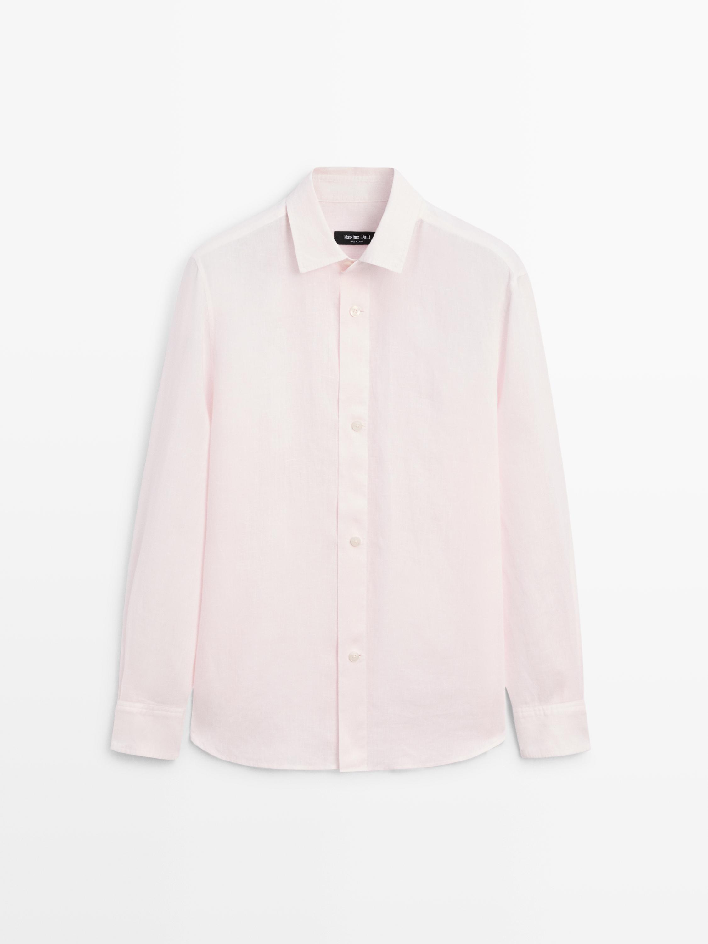 100% linen regular fit shirt