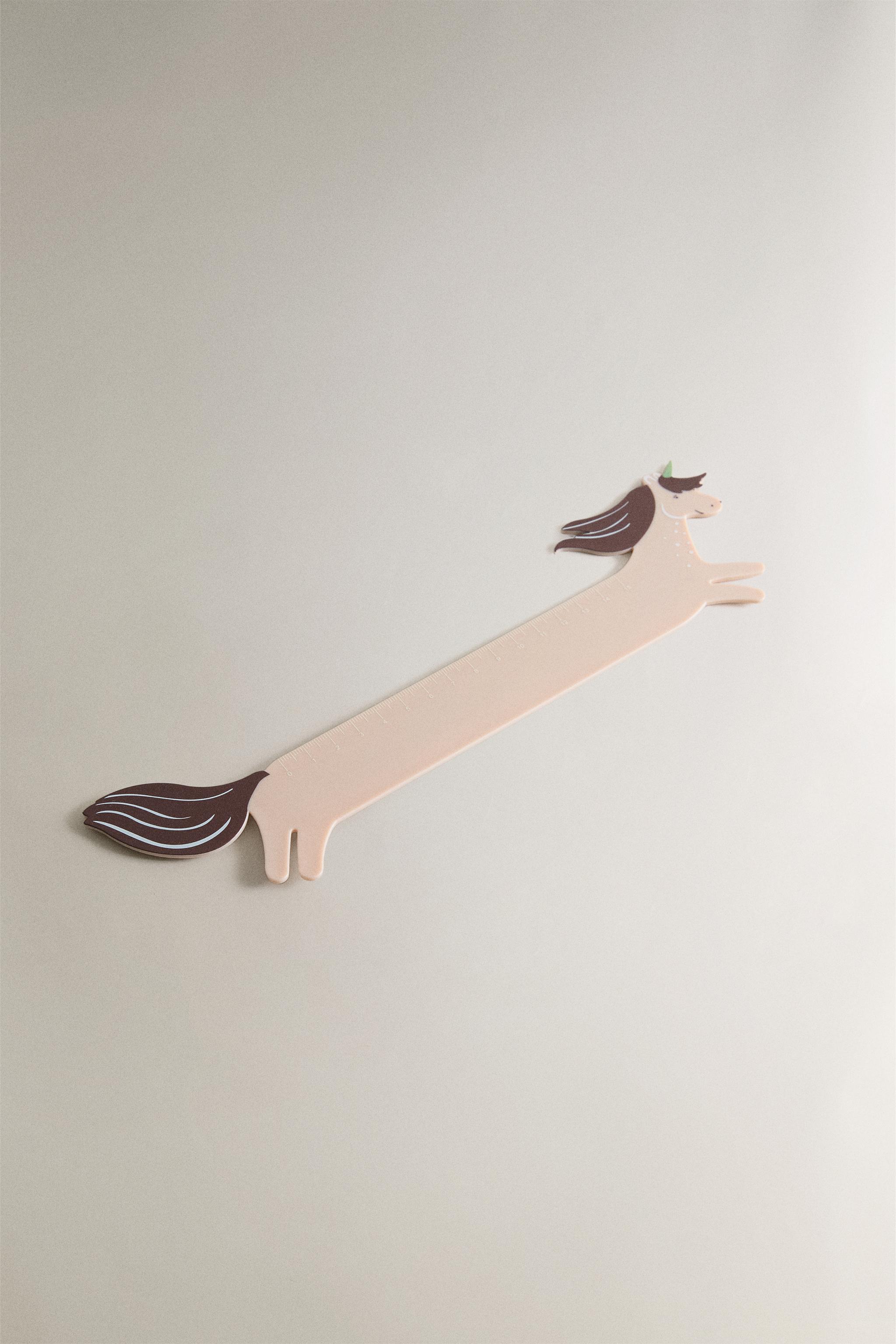 KIDS' UNICORN RULER — Multicolored