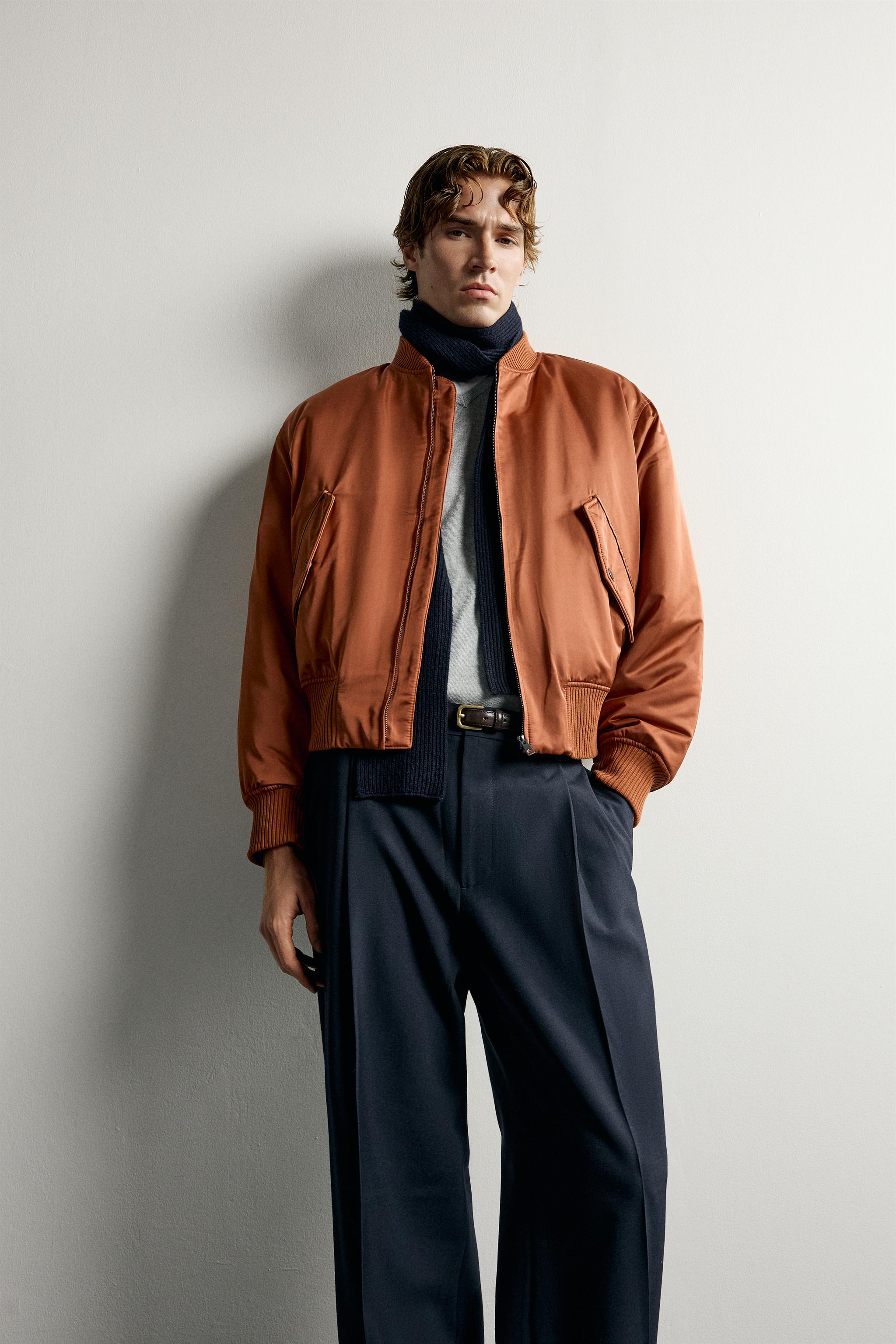 Zara Kapitone Bomber Ceket görsel 8