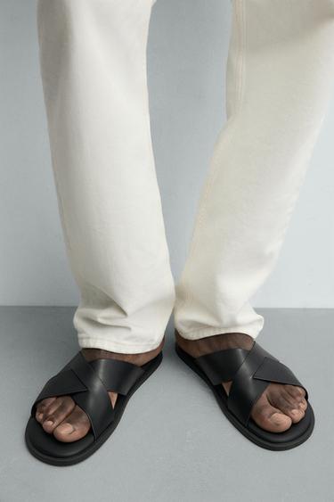 CROSSOVER SANDALS - Black by Zara - Image 2
