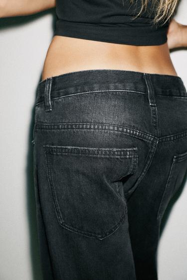 JEAN TRF DROIT TAILLE BASSE - Noir de Zara - Image 5