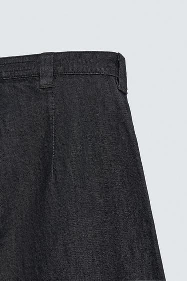 BARREL FIT DENIM CHINOS - Indigo by Zara - Image 9