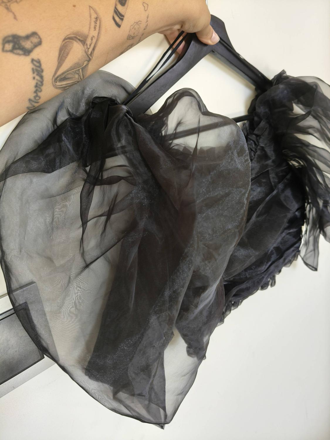 CROP TOP ABULLONADO DRAPEADO - Image 2