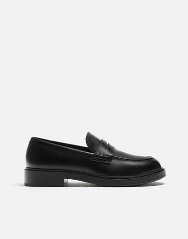 SMART PENNY STRAP LOAFERS - Black by Zara