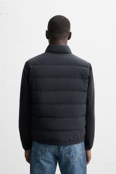 CONTRAST PADDED JACKET - Navy blue by Zara - Image 2