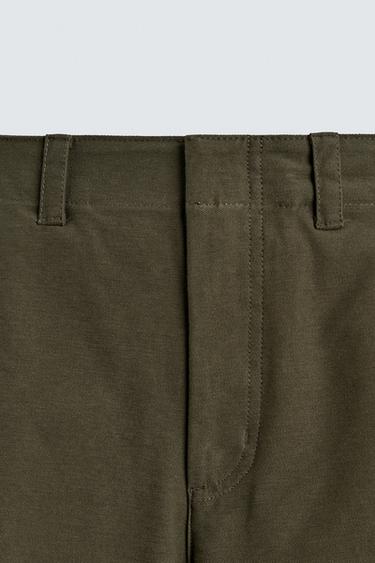 BALLOON FIT TROUSERS - Khaki by Zara - Image 8