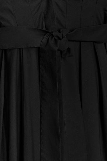 ZW COLLECTION PLEATED MIDI DRESS - Black by Zara - Image 5