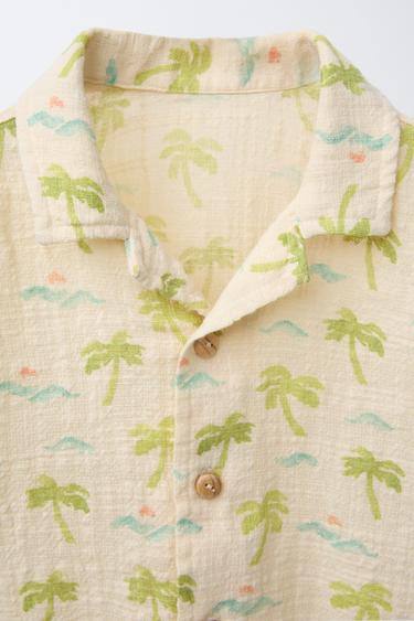 CHEMISE PALMIERS - VERDÂTRE de Zara - Image 2
