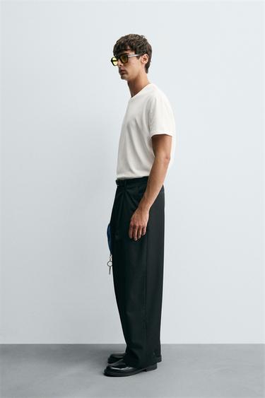 CROPPED FIT T-SHIRT - White by Zara - Image 3