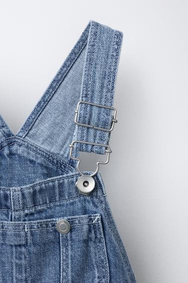 DENIM SHORT DUNGAREES - Blue by Zara - Image 2