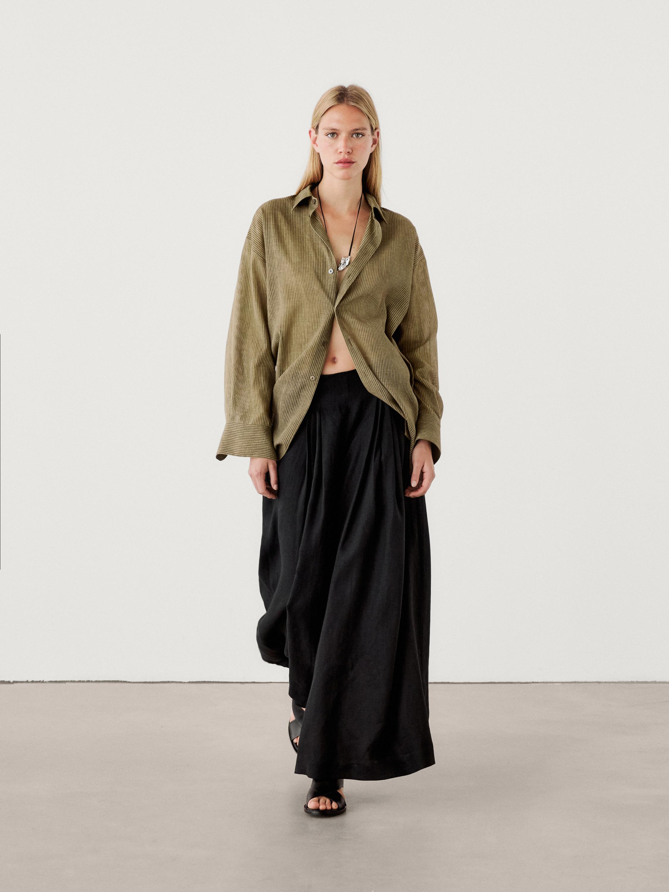 Silk blouse zara hotsell