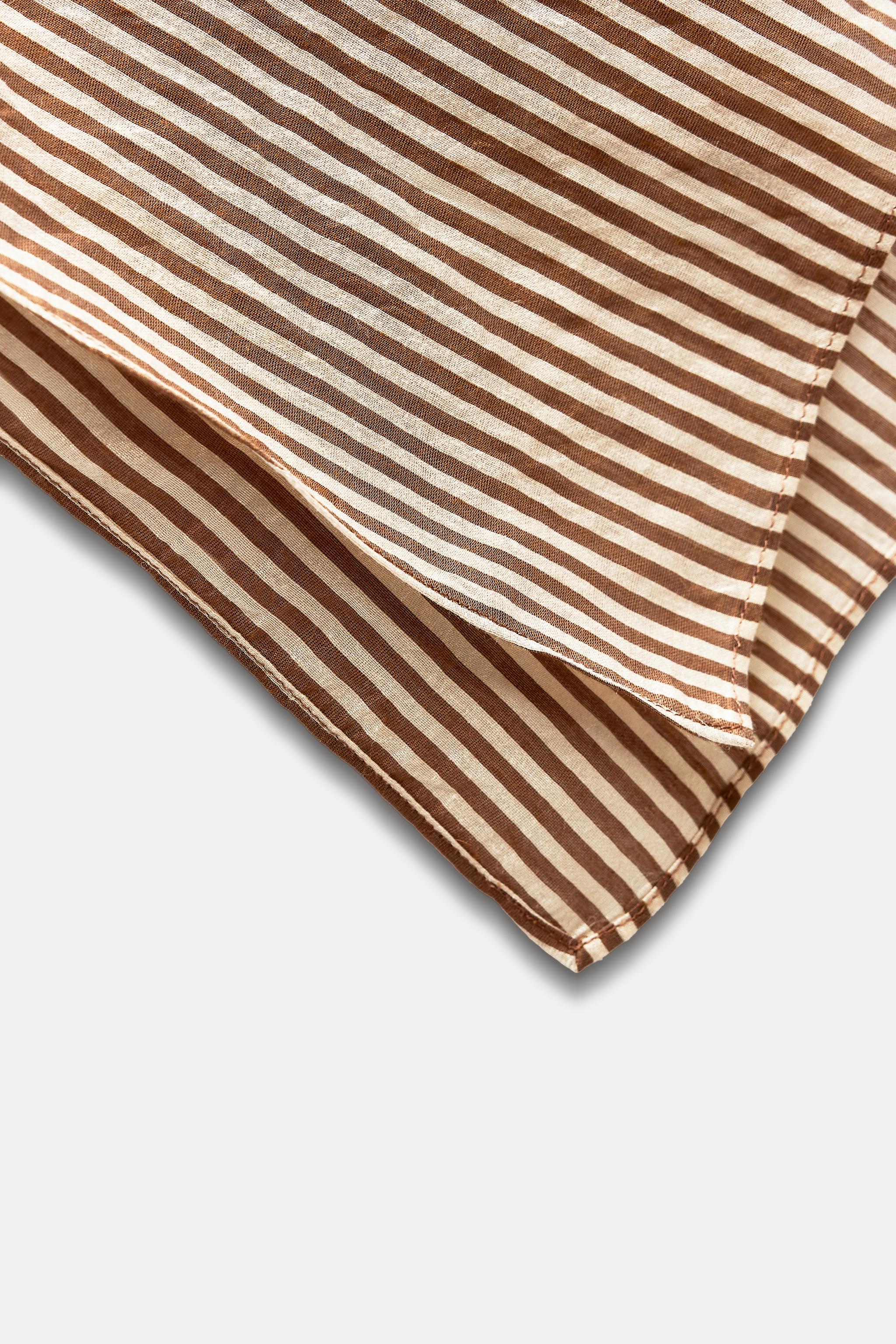 STRIPED MIDI DRESS ZW COLLECTION - Striped | ZARA United States STRIPED MIDI DRESS ZW COLLECTION - Striped | ZARA United States