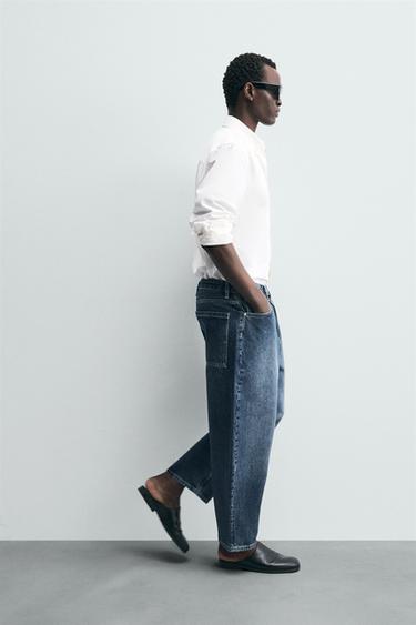 JEAN FUSELÉ LARGE - Bleu de Zara - Image 5