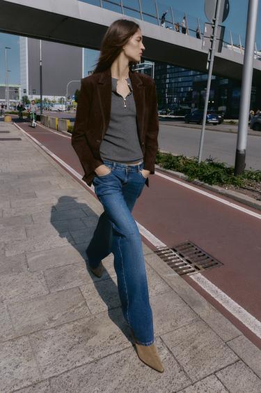 JEAN Z1975 RELAXED SLIM TAILLE BASSE - Bleu de Zara - Image 5