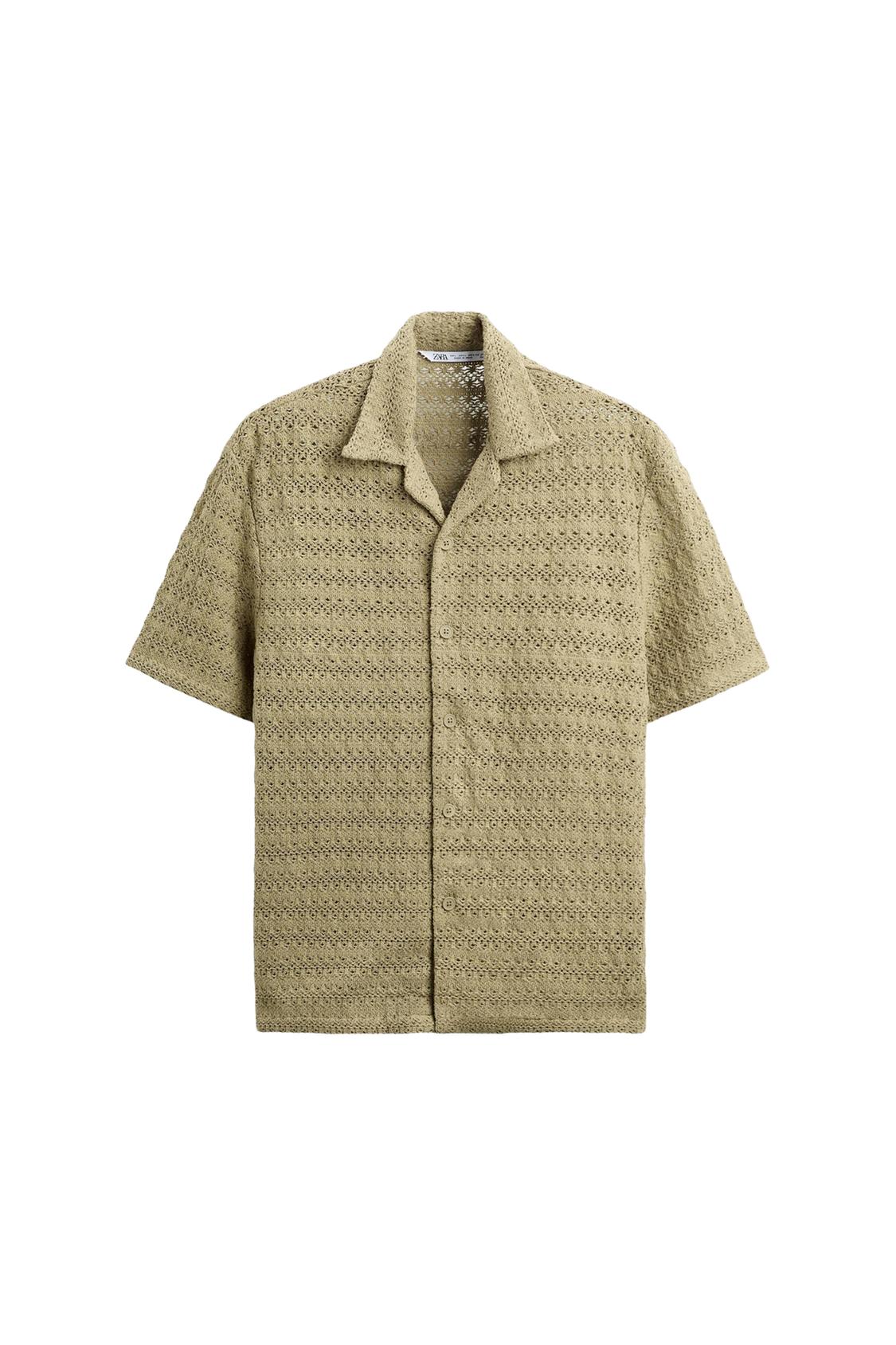 CROCHET TEXTURED SHIRT - Image 4