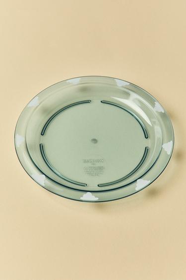 CHILDREN’S PLATE WITH CLOUD BORDER - Blue by Zara - Image 5