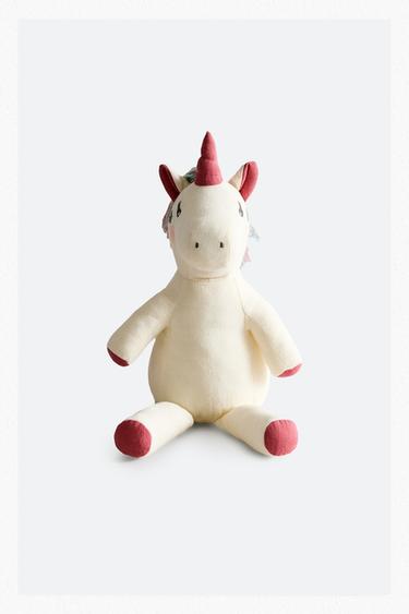 KINDER-PLÜSCHTIER EINHORN - Cremefarben von Zara