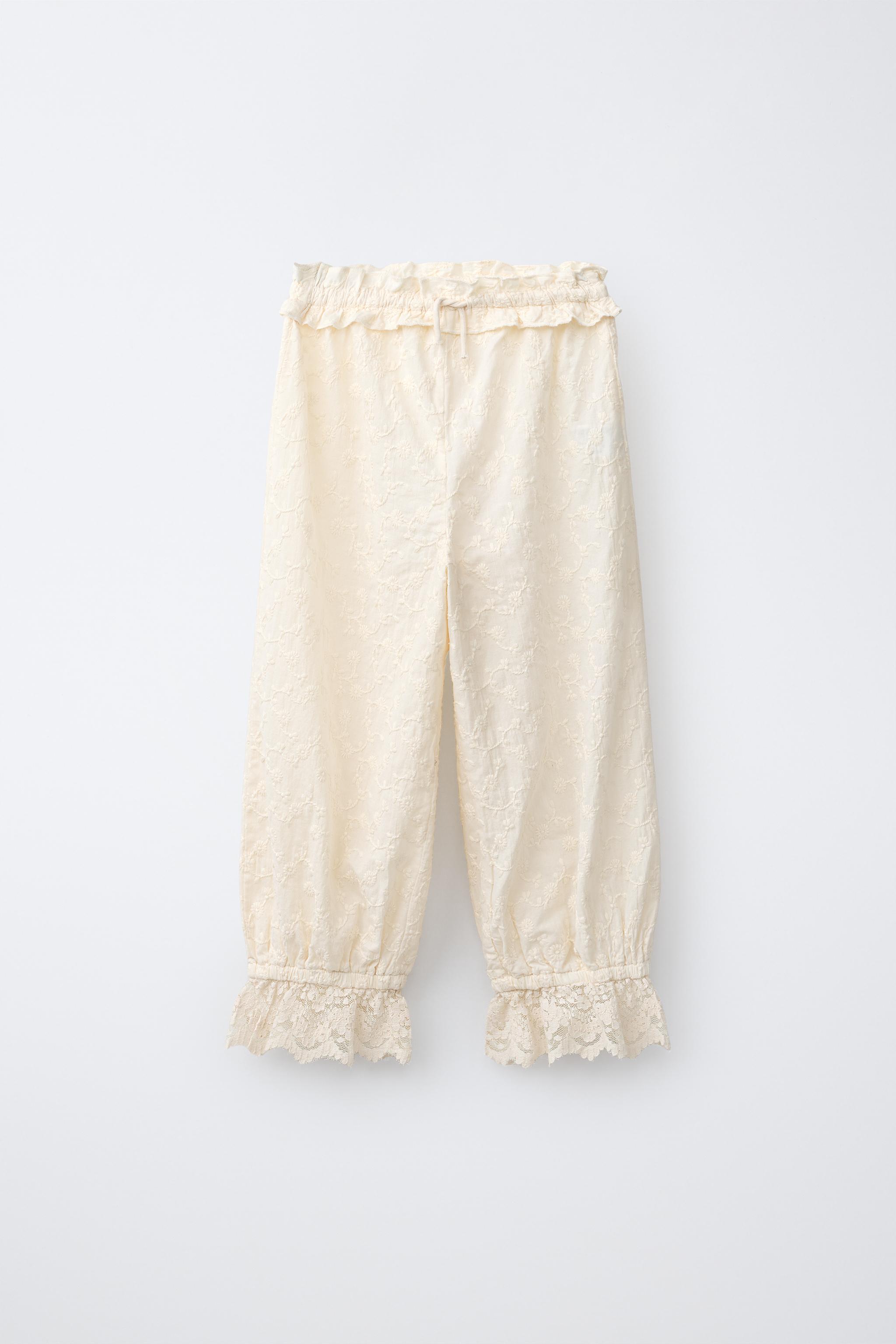 PANTALON BOUFFANT BRODÉ