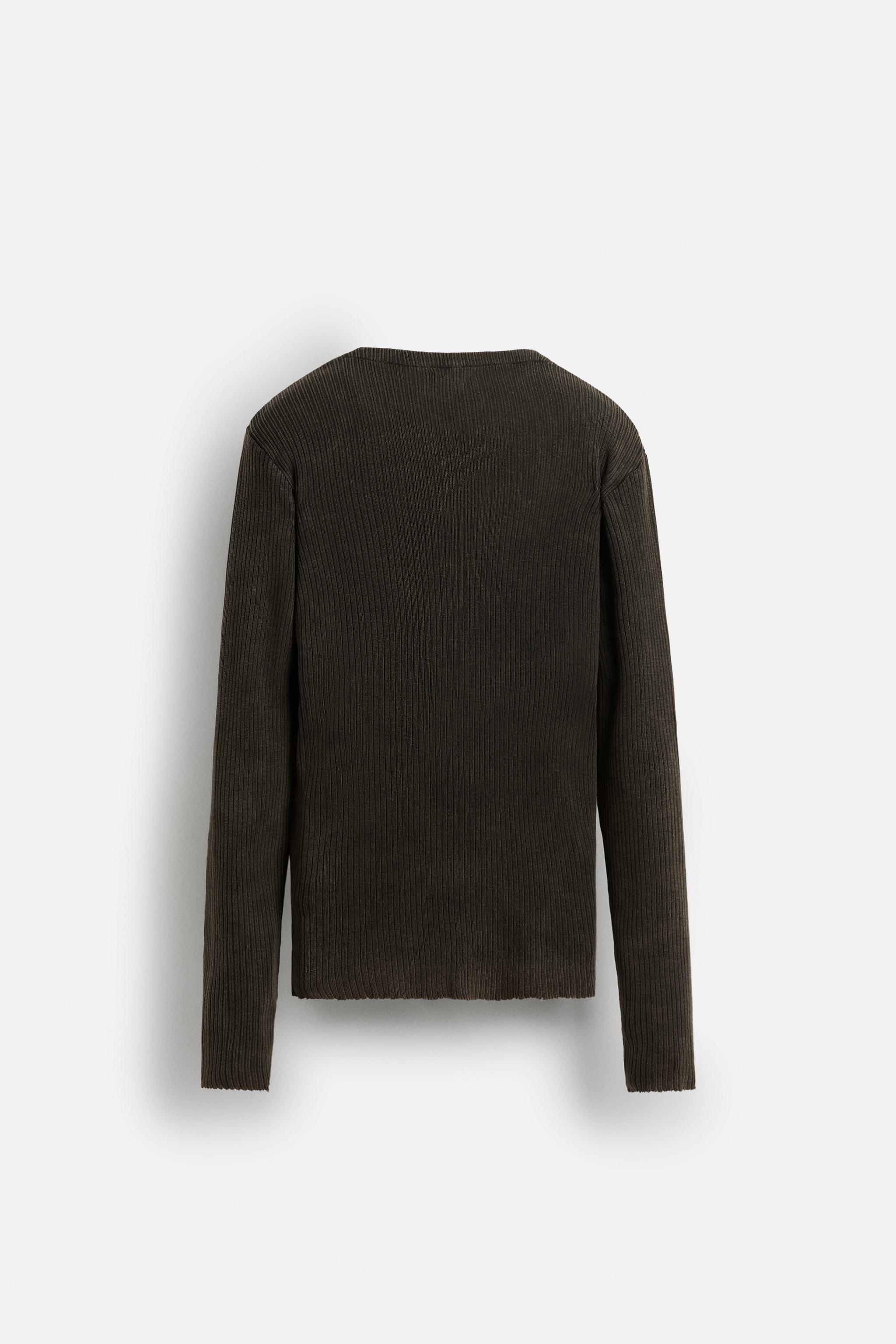 CARDIGAN CÔTELÉ DÉLAVÉ