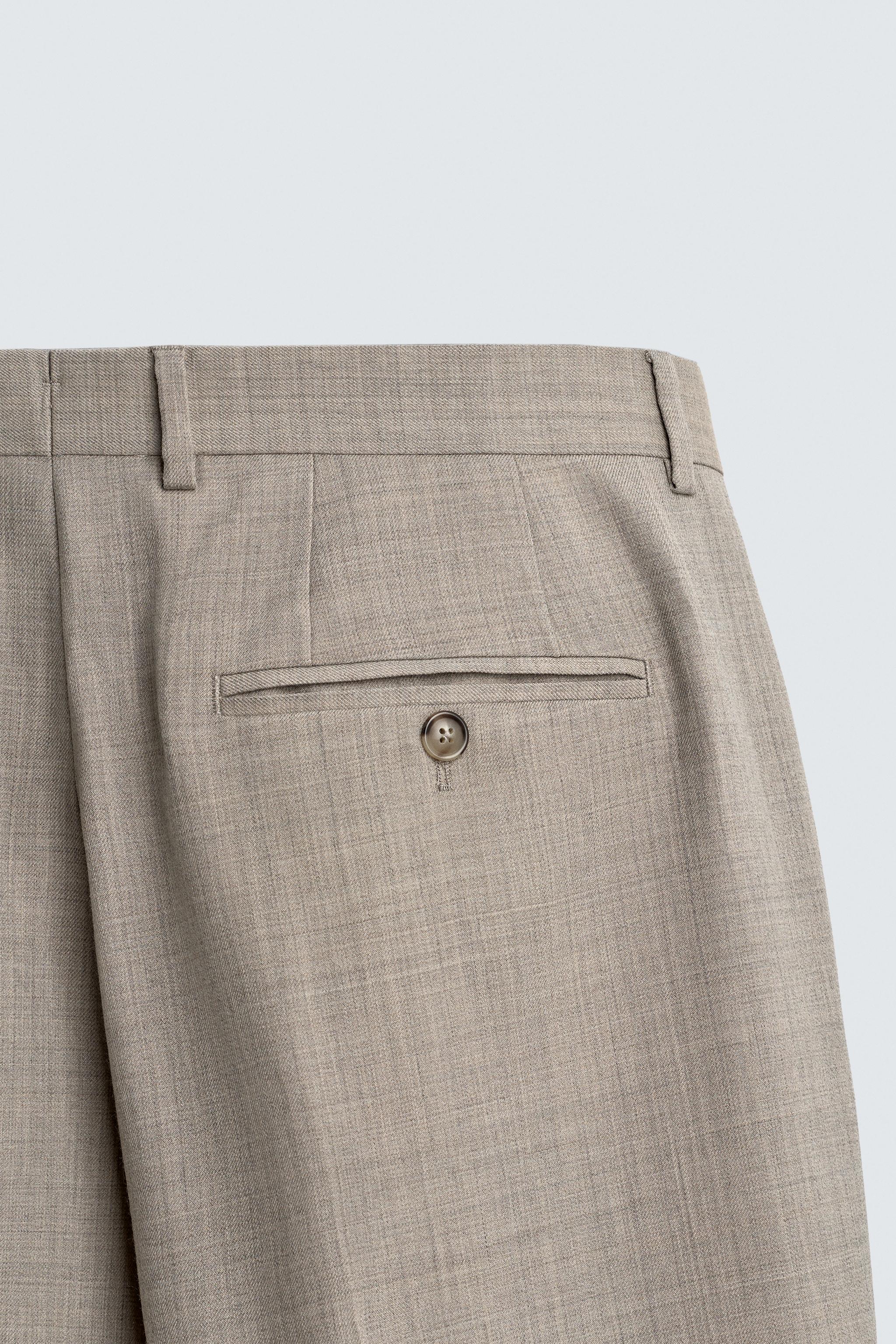 WOOL BLEND COMFORT SUIT PANTS