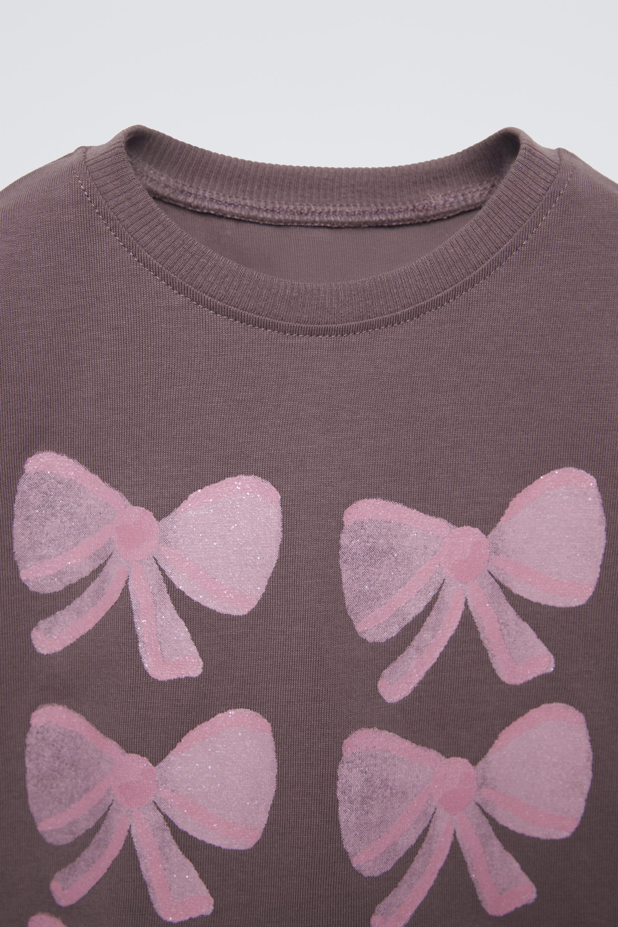 PRINTED SPARKLY T-SHIRT