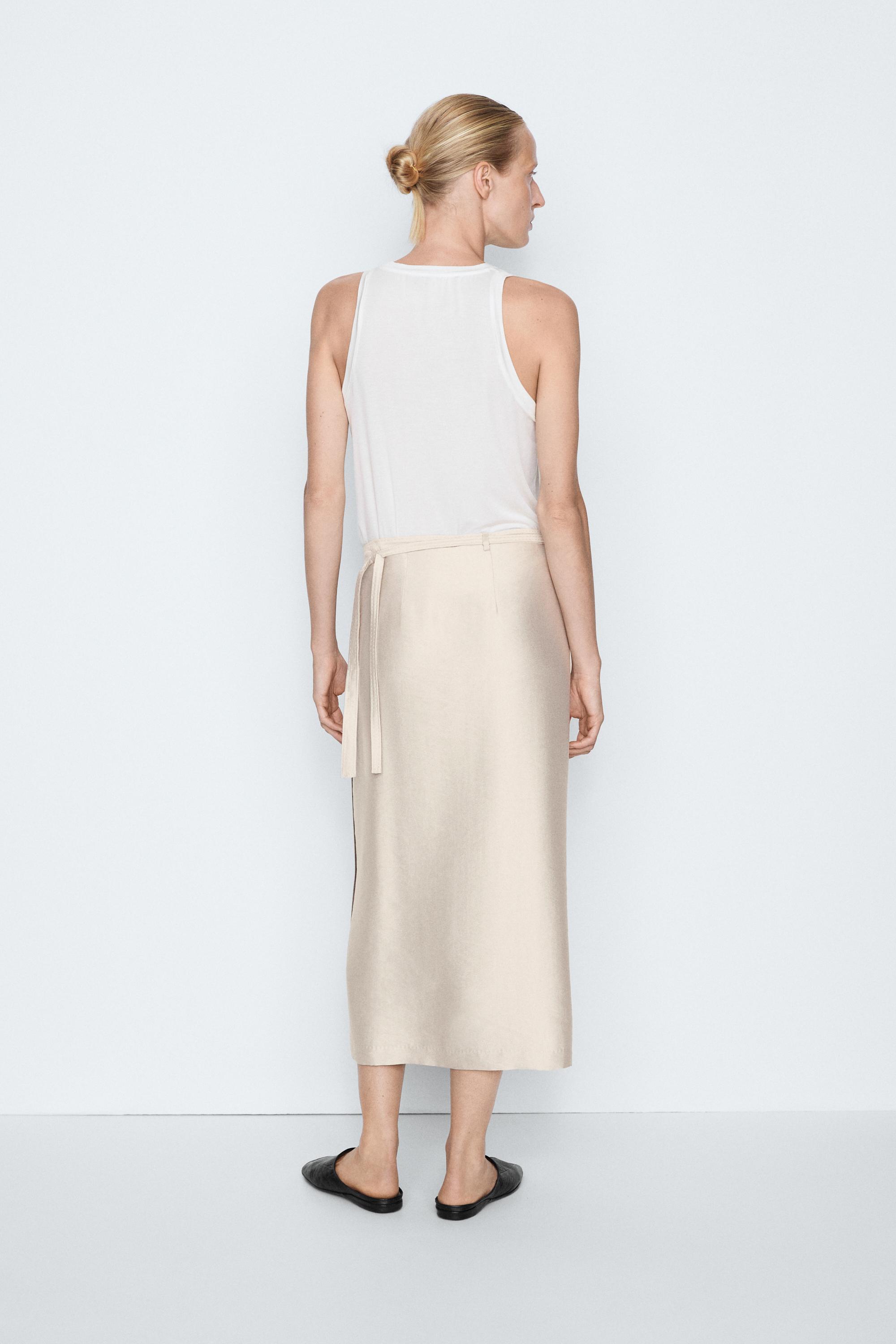 Fluid pocket-detail skirt - STUDIO