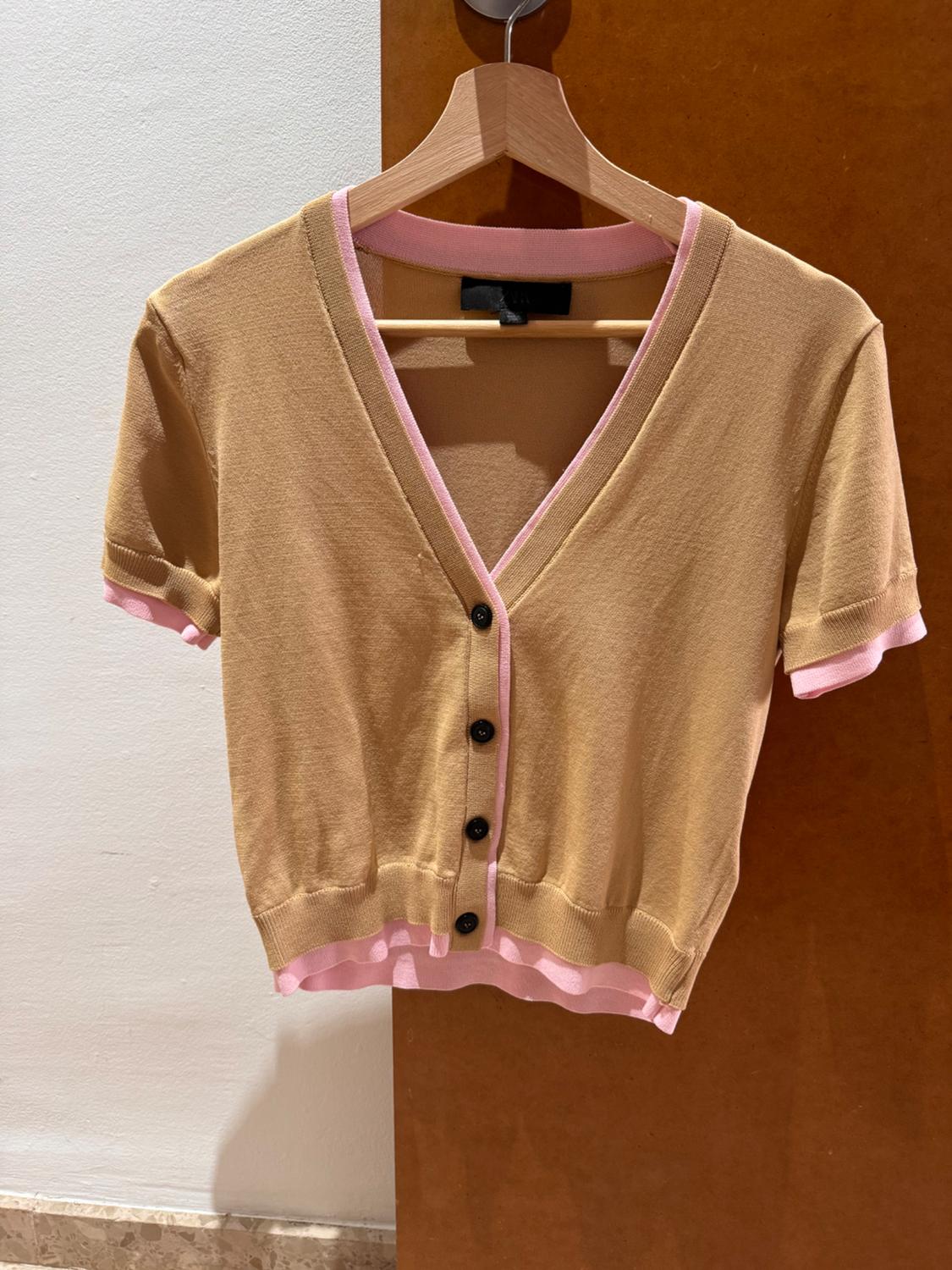 DOUBLE LAYER TRIM CARDIGAN - Image 4