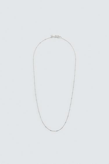 COMBINED METAL LINK CHAIN - Silver by Zara