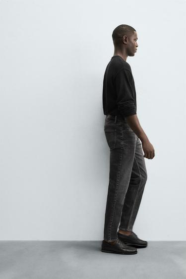 JEAN SLIM BASIQUE - Gris de Zara - Image 5