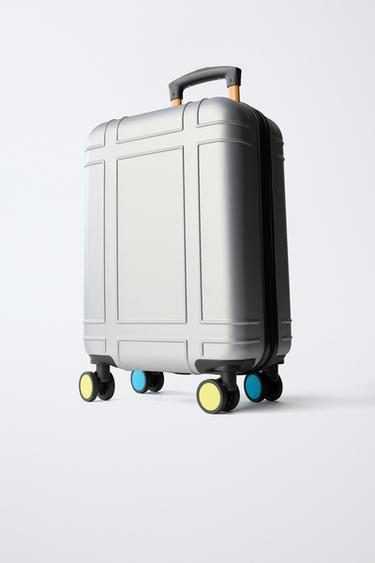 MULTICOLOURED TRAVEL SUITCASE - Grey by Zara - Image 3