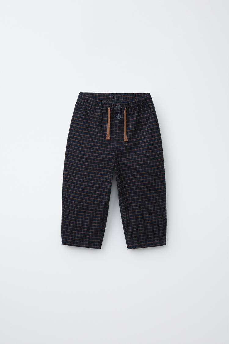 PANTALÓN BAGGY ESTAMPADO CUADROS