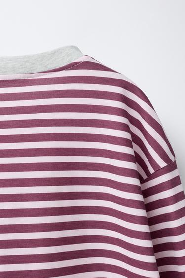 6-14 ANS/ PYJAMA IMPRIMÉ À RAYURES - Rose de Zara - Image 6