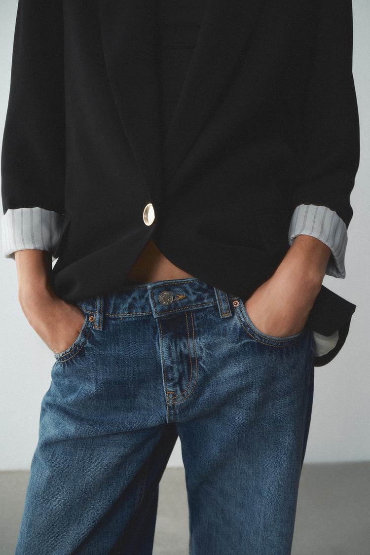 Blazer con hombreras y puños estampados 4