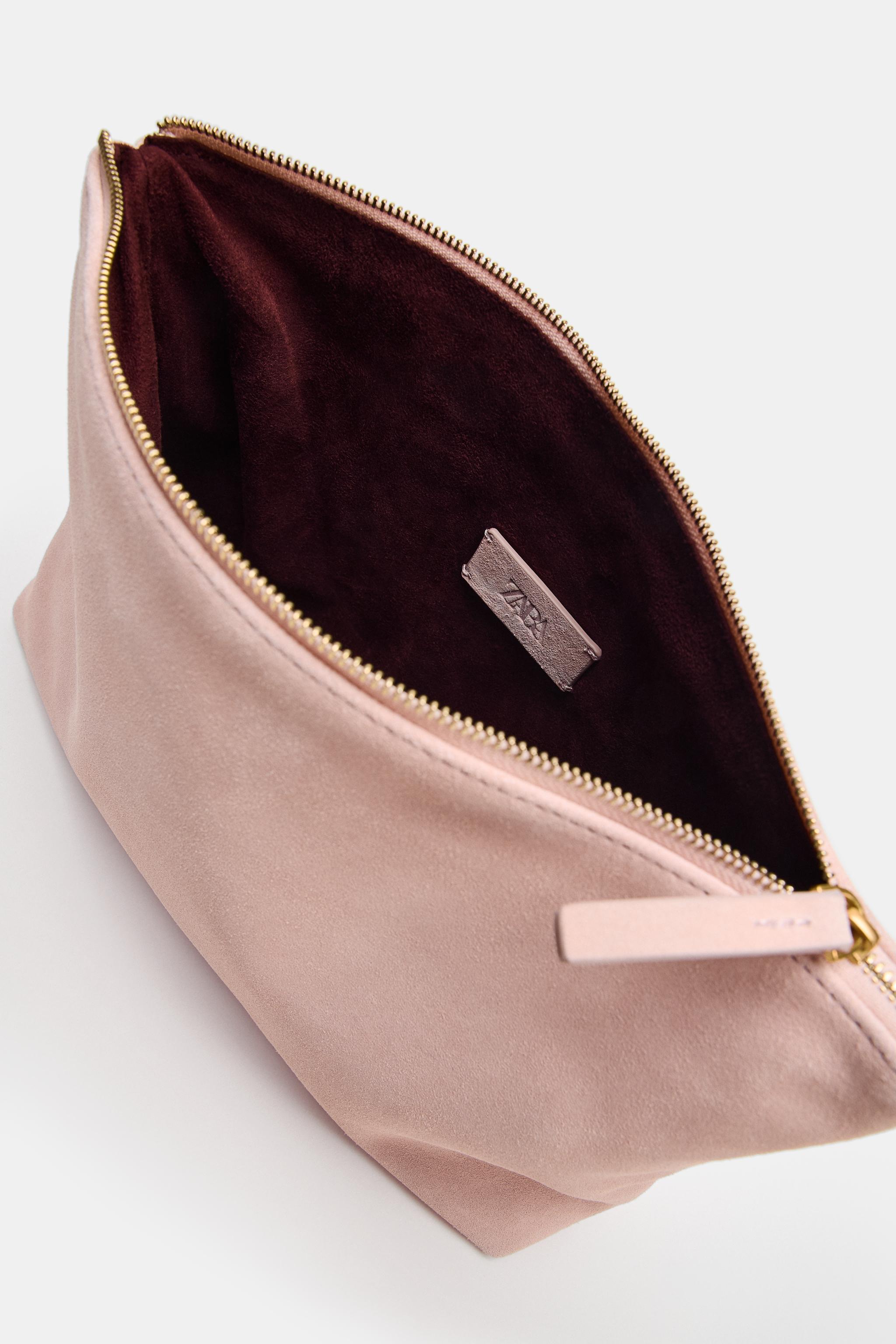 Женские сумки Zara SUEDE TOILETRY — фото 5