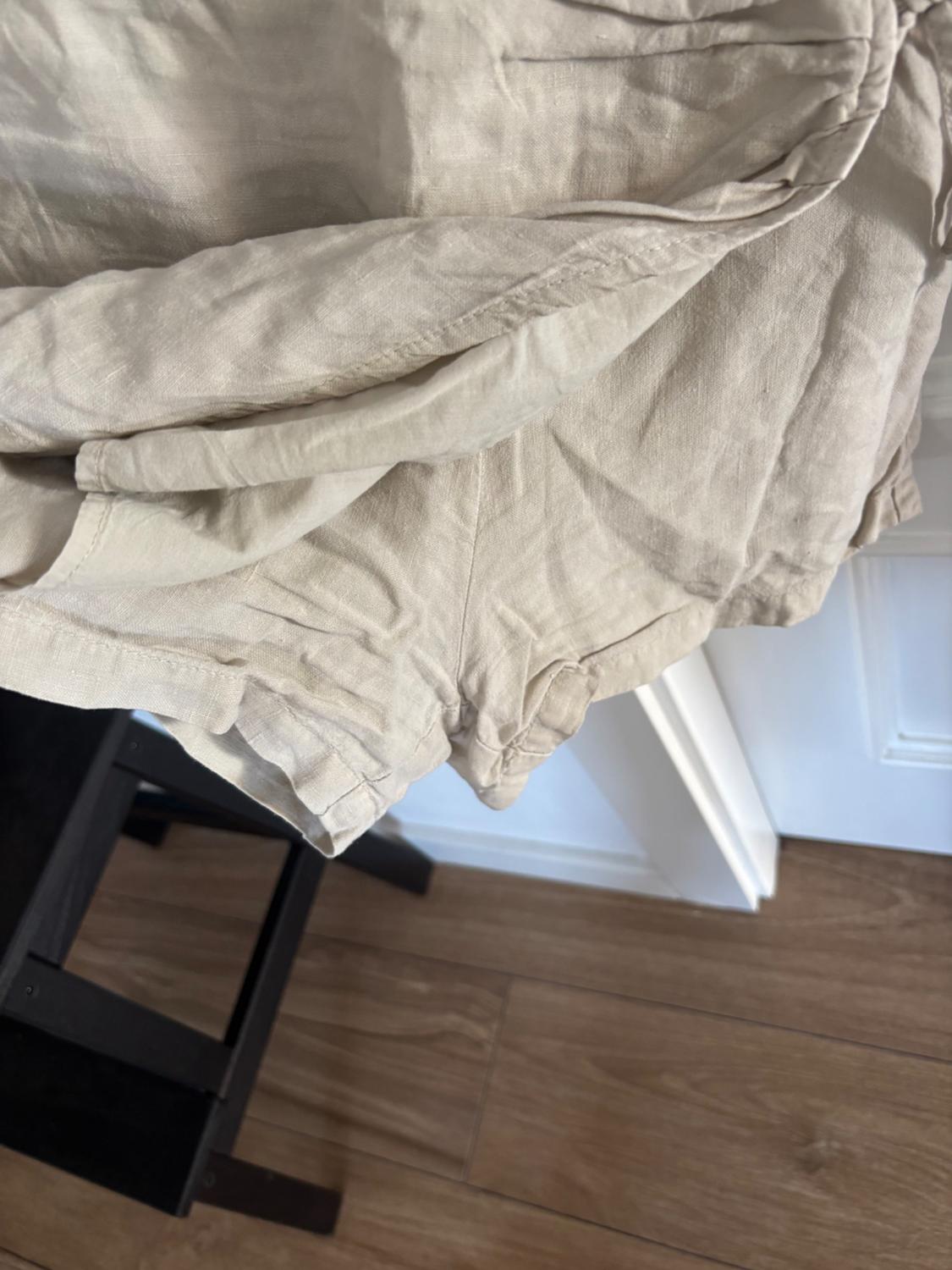 LINEN WRAP SKIRT - Image 3