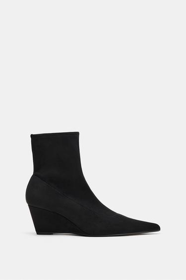WEDGE ANKLE BOOTS — Black 2